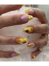 エムワイエスドットネイル(mys.nail)/ひまわりネイル