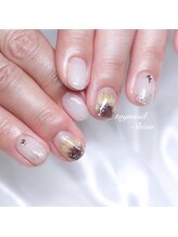 たゆ ネイル(たゆnail)/パラジェルひまわりネイル