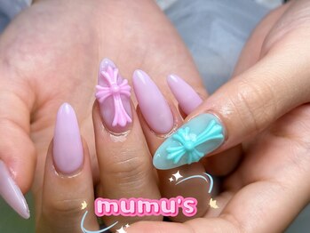 ムムズ 渋谷店(mumu's)/3Dクロムパーツ2個