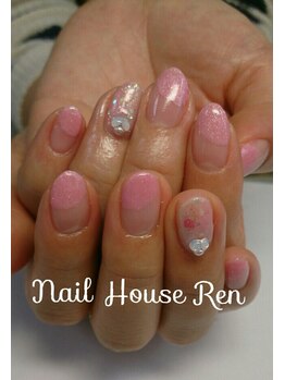 ザ ビューティサロン レン(The Beauty Salon Ren)/エレガントなムーンフレンチ♪