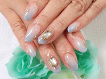 アンドシュシュネイル(&CHOU CHOU nail)/お客様ネイル アンティーク風
