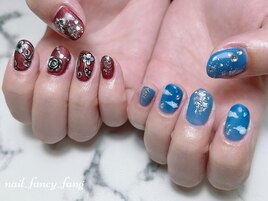 推しのモチーフネイル