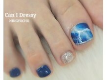 キャンアイドレッシー 人形町店(Can I Dressy)の雰囲気（フットネイル、ニュアンスデザインも得意です♪）