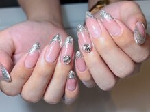 マイショウ 加須店(MY SHOW)/ガラスフレンチネイル