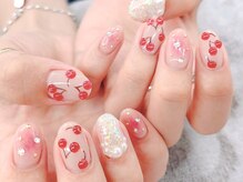 ディーネイル 四条烏丸(D-nail)/【山田】さくらんぼネイル