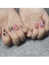 リブ(Lib)/ガーリーレオバードネイル/モテ