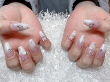 レアネイル 新宿(le'a nail)/白グラデーション