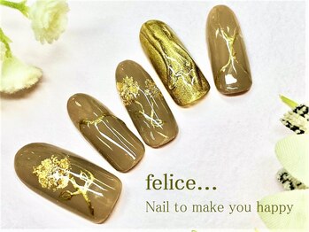ネイルサロン フェリーチェ(felice)/【定額ネイル】¥7980