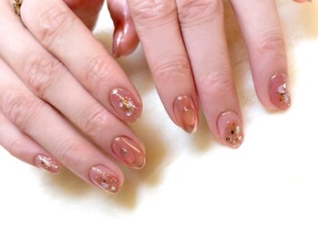 ネイルマジック 仙台一番町店(NAIL MAJIC)/春色ニュアンスネイル☆