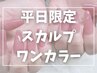 【平日限定！】スカルプ★ワンカラーORグラデーション￥12100→￥8500