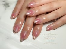 モアニヒロオ 広尾駅前店(MOANI Hiroo)/マオでチーク×ラメネイル