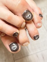 ファンプラスネイル 立川(fun plus nail)/フットのハートマグ