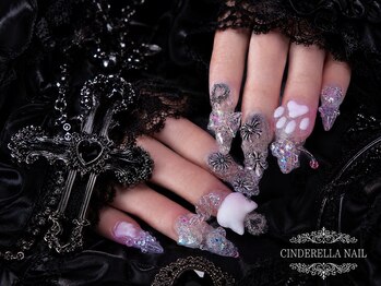シンデレラネイル(CINDERELLA NAIL)/【チップ長さだしネイル】