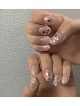 ネイル&アイラッシュ ルミア(Nail & Eyelash LUMIA)/ハートホロネイル