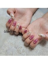 グラムスラム 福島店(GLAMSLAM)/大理石ネイル♪