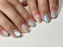 イーストハムアネーロネイル(EAST HAM anello nail)/持ち込み/ブルー/マグネット/夏