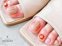ワールド ビューティ ヴィヴァルト 宝塚店(WORLD BEAUTY VIVALTO)/フットネイル/ミラーネイル
