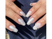 ハズグラスネイル(Haze Grass nail)/フラワーネイル