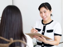 しっかりとカウンせんリングをして　なりたいお肌へと導きます