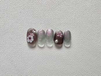 桜ネイル ¥7150