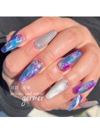 寒色系ニュアンスとマグネット！