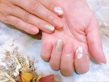 エアルネイル(∞エアルnail)の写真/貸切◆仕事でネイルが出来ない方でも大人可愛い指先が楽しめるこだわりデザイン豊富！お得なクーポン有◎