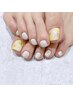 初【ネイル】フット定額デザイン ジェルオフ無料　¥7000