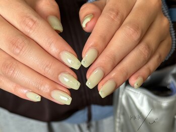 クククネイル(kkk'nail)の写真/【富田/摂津富田徒歩３分】ジェルで土台から美フォルムな美爪に。爪の形・モチの良さにこだわったサロン☆
