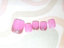 メイクプラスネイル ヴィヴィッド(MAKE+NAIL vivid)/フット定額ジェル　¥5,500コース