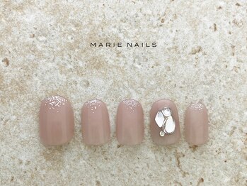 マリーネイルズ 心斎橋店(MARIE NAILS)/新規様/6,600 キラキラ 0129b