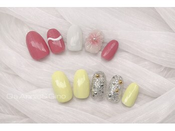 アニー アンド ジーノ カンオンジ(Annie&Gino kanonji)/3月キャンペーンネイル第３弾