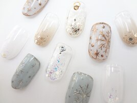 カラーグラデ＋ミラ―＋ラメ