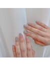 キラキラ☆blue nail