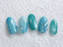 ネイルサロン ロゼプリュム/夏のシンプルラグジュアリー