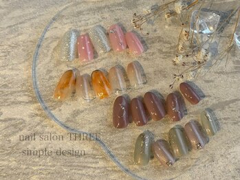 スリー(THREE)/[9月]シンプルデザイン