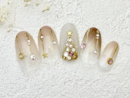 クリスマスネイル銀座フィルイン