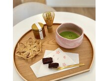 ユッカ(yucca)の雰囲気（施術後は、毎月変わる美味しいお茶菓子☆ホッと一息できる空間♪）