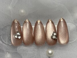ミラー＆magnetネイル