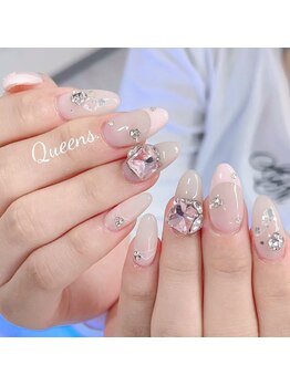 クイーンズビューティーサロン 新宿本店(Queen's beauty salon)/チップ長さ出し10本やり放題