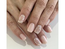 ミッシュネイル(mish nail)/手書きフラワーネイル♪