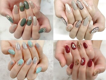 アイリス(Airis)の写真/【谷町線平野駅3分】パラジェル&フィルイン導入店★韓国系/ニュアンス等トレンド定額♪大人可愛い美爪に!