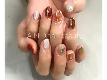 アンドネイル ビューティー(AND nail,beauty)/秋ネイル/個性派ネイル/藤沢