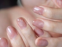 ネイルズ バイ ユイ 外苑前(Nails by Yui)/マグネット桜ホロネイル
