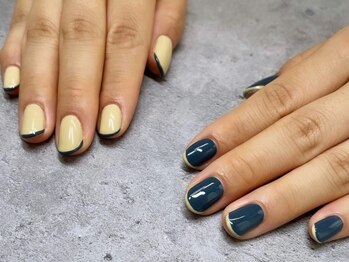 コービーネイル(Kobe nail)/細フレンチネイル