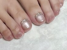 ラカプライベート(LaKa private)/フットネイル＋オプションパーツ