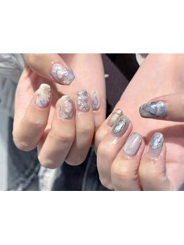 手描きアートが得意なサロン