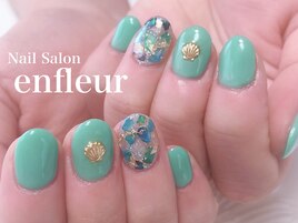 シンプル系シェル☆ネイル