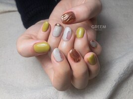 砂ジェル×ミラー　ニュアンス