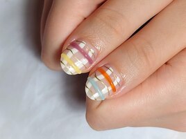 バレンタインネイル