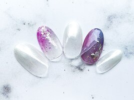 【Hand】7月マンスリーネイル2